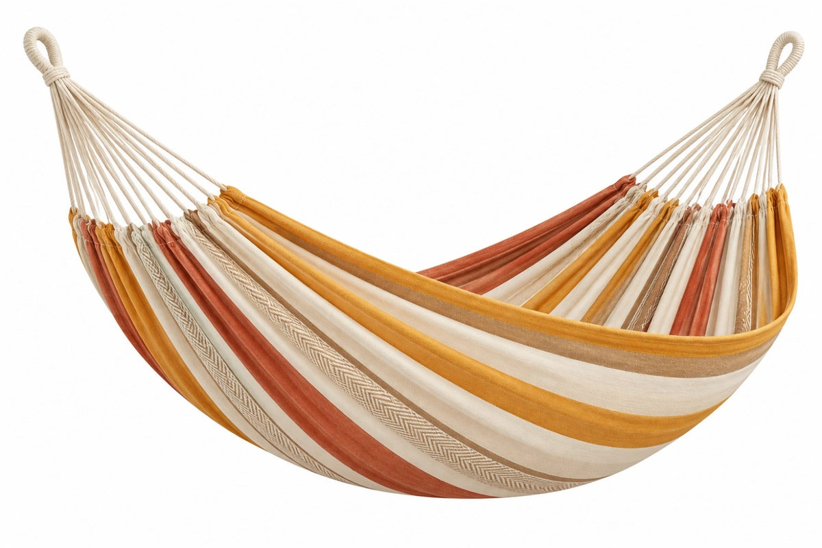 Amaca in tessuto 200 x 150 cm multicolore per relax da esterno - CORMELVIA